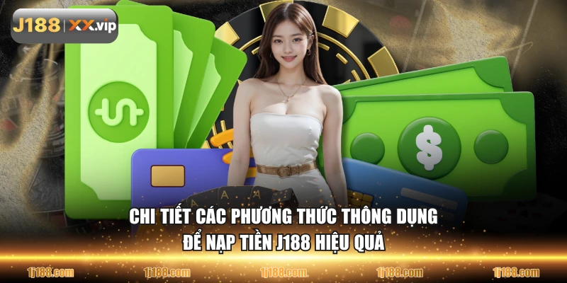Chi tiết các phương thức thông dụng để nạp tiền J188 hiệu quả